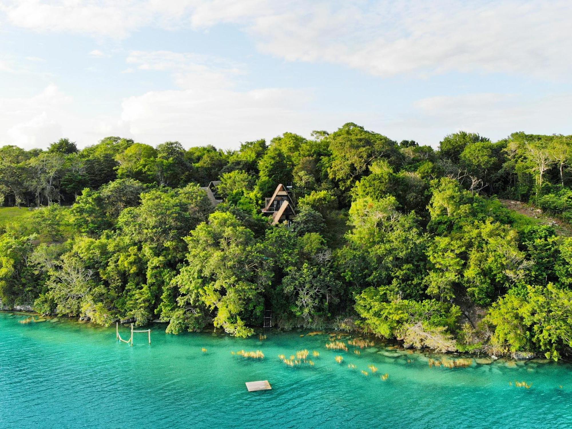 Azul Nomeolvides Bacalar - Guests Only Villa ภายนอก รูปภาพ
